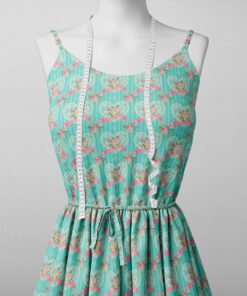 Alternative view of Sweet Rose Lace Heart Fabric