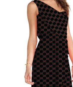 Alternative view of Gucci Red Green GG Pattern Fabric